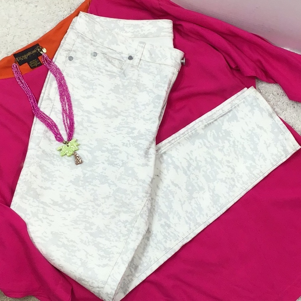 Two by VC white/silver skinny jeans